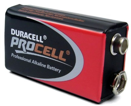 Duracell MN1604 Procell Battery Alkaline 9V - Pack of 10 Batteries