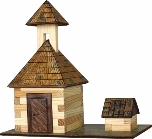 Walachia 8594036430099 - Glockenturm Holz Modellbauset, Modellbahn Spur 1/ LGB 1:32