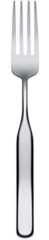 Alessi Collo-Alto, Dessertgabel aus Edelstahl 18/10 glänzend poliert, Silver, 17x2x4 cm, 6-Einheiten