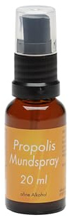 Propolis Mundspray 20 ml | ohne Alkohol | mit Kamille, Pfefferminze & Eukalyptus | zur Mund- & Rachenpflege