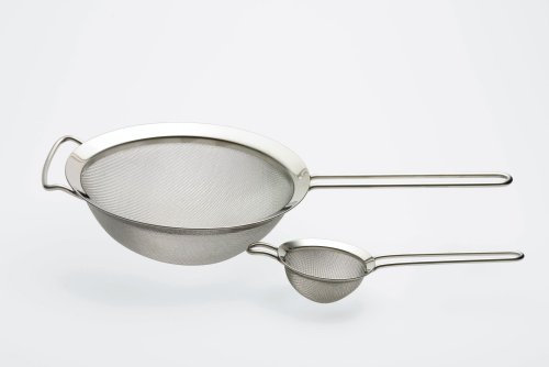 Weis Sieb, Edelstahl, Silber, 24 x 10 x 10 cm