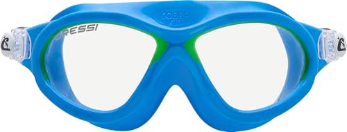 Cressi Mini Cobra Gafas, Azul / Lime, Uni