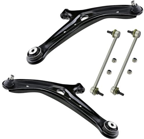 2x Querlenker 2x Koppelstange Vorderachse für Ford Fiesta VI CB1 CCN + Stufenheck + Van für Mazda2 DE