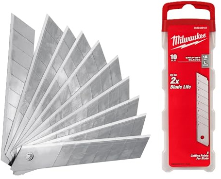 Milwaukee Ersatzklingen 18 mm für Cuttermesser 10Stück