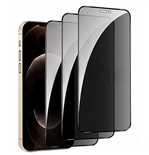 nulala Sichtschutz Schutzfolie für iPhone 11 Pro, 3 Stück Gehärtetem Glas Folie Panzer Schutz DisplaySichtschutz Anti-Spy Sichtschutzfolie für iPhone 11 Pro [Kratzfest und Anti-Fingerprint]