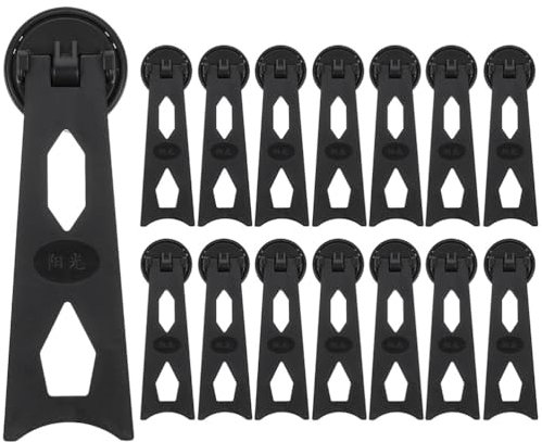 Amosfun Cadre Photo Rotatif à 360 DegréS - Support Chevalet Noir Pour Photos, Ensemble De 15 Supports En Plastique Pour DéCoration De Table, Utilisation Polyvalente à La Maison Et Au Bureau