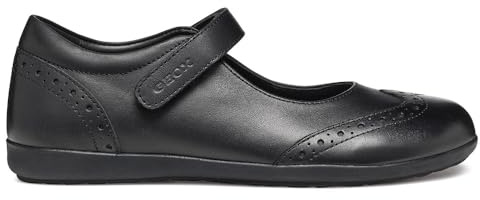 Geox - J IBERIDE Girl H, Bailarinas Planas Niñas, Black,