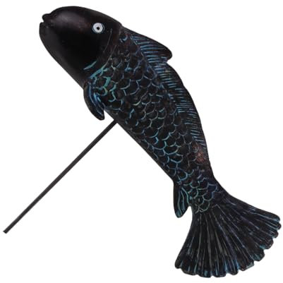 Gogogmee Materialisches Fisch-Ornament Aus Kunstharz Fisch-bastel-Stil Garten-Fisch-Dekoration Hof- Oder Rasen-Dekorationen Süßes Oder Saures