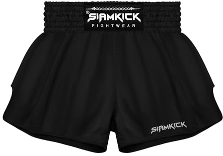 SIAMKICK Classic Thai Boxing Shorts for Men and Women Combat Wear Boxing Kickboxing MMA