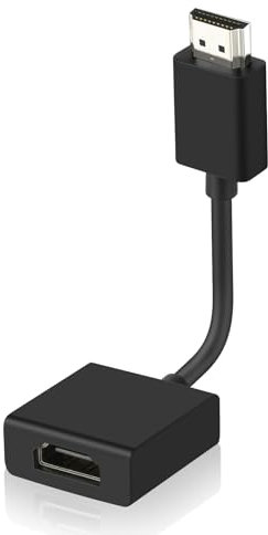 AXFEE 1 Stück HDMI Verlängerung, 12cm HDMI-auf hdmi-Adapter, Verlängerungskabel, Unterstützt 4K@60Hz, ARC, HEC, HDR, für TV Stick, Chromecast, Roku, Konsolen, HDTV