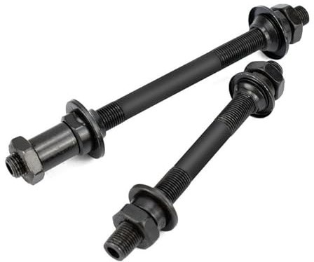 WAZUBC Set di 2 Pezzi per Mozzo della Ruota della Bicicletta 108mm e 145mm ASSE Anteriore e Posteriore per MTB Set di Meccanismi di Cambio per Bici da 3/8