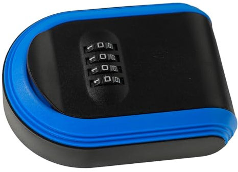 GRIRIW Cassetta Portachiavi Da Muro Resettabile Con Codice Combinazione Cassettina Sicura Per Chiavi Esterna in Plastica Ad Alta Resistenza Antistampaggio Per Casa Ufficio Scuole