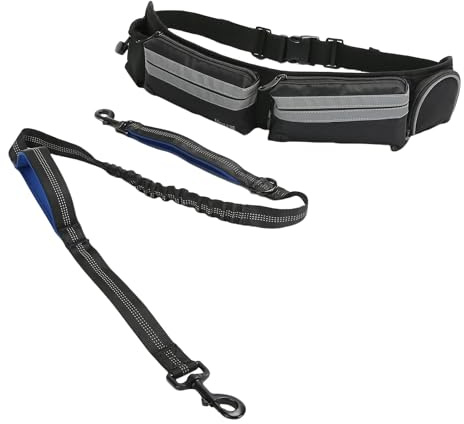 Laufgürtel für Hunde mit reflektierenden Gurten in der Größe verstellbar, zum Laufen in der Nacht, Rassen und Outdoor-Aktivitäten