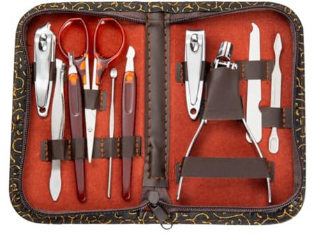 PACKOVE 1 Set Di Forbici Per Unghie Tagliaunghie Strumenti Per Cuticole Tronchesi Per Manicure Strumenti Per Nail Art Tronchesi Per Cuticole Per Tagliare Le Unghie Lime