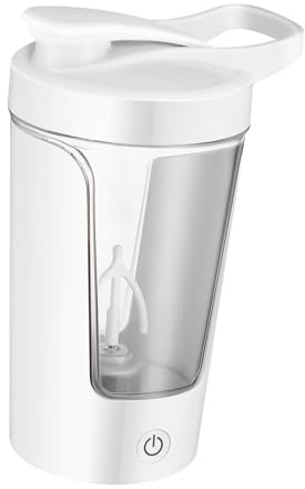 TOPPERFUN Shaker Elettrico Ricaricabile per Bevande Tazza Miscelazione Design Portatile per Proteine e Latte per Ufficio e Sport