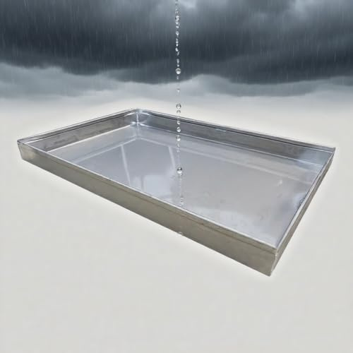 Auffangwanne Groß Edelstahl Automatische Ölauffangwanne Edelstahl 304 Kann Auch for Futtermatten Haustiere Verwendet Werden Autoreparatur Ölsammlung(70x70cm(28x28in))