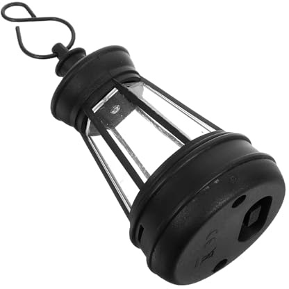 Gartendekorlampe Schwarz aus Kunststoff Solarbetrieben Wetterfest | Außenhängeleuchten, Vintage Solarleuchten, Solarlicht Garten