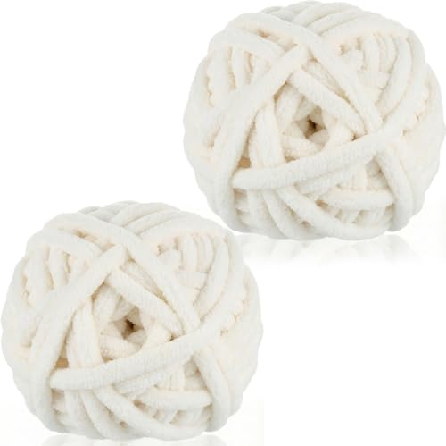 Xtrillogen 2-pack tjockt garn (mjölkvitt)