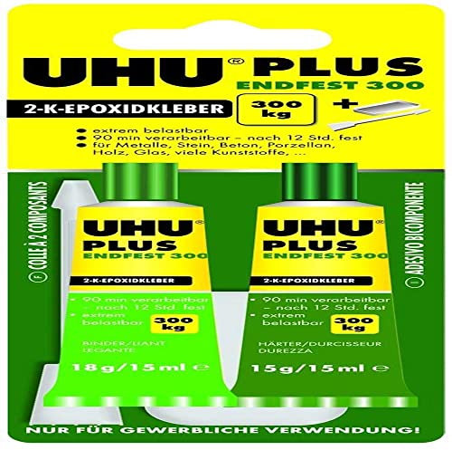 UHU pz. 1 Adesivo epossidico a 2 componenti UHU Plus 30 ml D9249