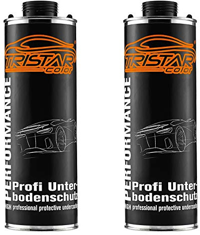 TRISTARcolor Unterbodenschutz Steinschlagschutz Kunstharzbasis Kautschuk schwarz 2 kg
