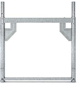 Stahl Vertikalrahmen quadro 0,66 m x 0,73 m original Altrad assco quadro✓ made in Germany✓ Baugerüst Gerüst
