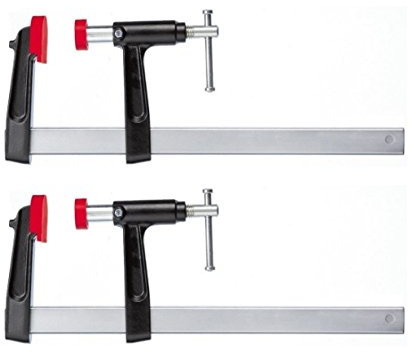 Bessey PZ4.012 Rapid Action Clamp w/No Twist Clamping Action & 12 Capacity 4 Throat Depth, 2 Pack