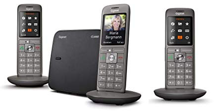 Gigaset CL660 - Trío, color gris