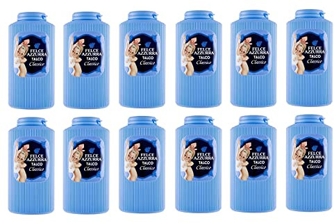 12x Paglieri Felce Azzurra Talco Classico Körperpuder Klassisch Talkum 500g