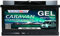 Electronicx 12 V 100 Ah Gel-Batterie – Deep Cycle Solarbatterie für Caravan, Camping & Marine – Wartungsfrei – Extrem Lange Lebensdauer für Wohnmobile, Boote und netzunabhängige Stromversorgungen