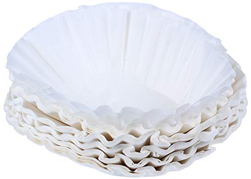 SHAPOKY 500 hojas de 25 cm de filtro de café comercial americano, cesta de papel, filtros de café, filtros de café ()