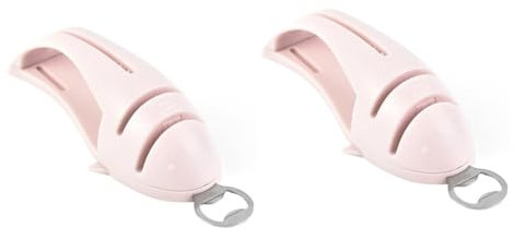 LIFKOME 2piezas Cortador Multifuncional De Cocina Afilador y Abrebotellas Herramienta De Cocina Para Color Rosa