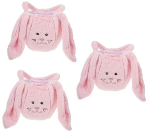 Gatuida 3 Stücke Ostern Süßigkeiten Taschen Mit Griffen Party Favor Pack Tasche Wiederverwendbare Stoff Süßigkeiten