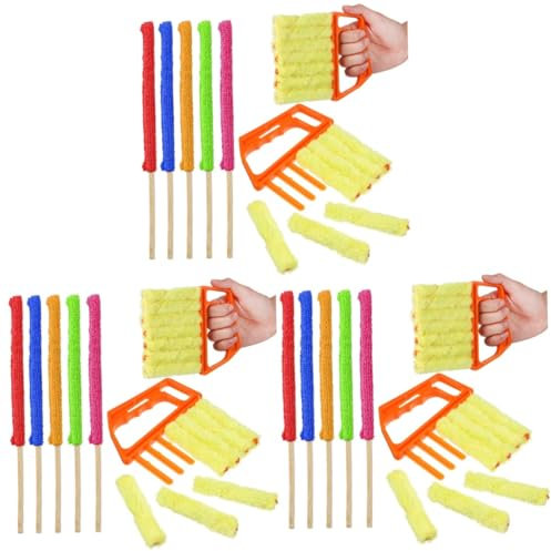 Beavorty 3 Juegos cepillo de limpieza palo de limpieza plumeros para a plumero húmedo a casa cleaning brush pequeños palos de pequeños palitos de para limpiar
