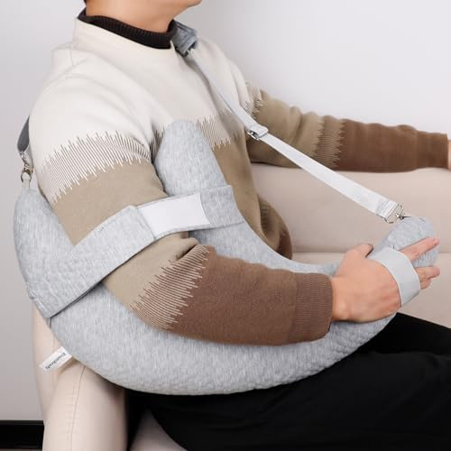 RoamReady Rotatorenmanschettenkissen, Post-Schulter-Operationskissen zum Schlafen oder Sitzen, Schulterschmerzkissen für Schulterchirurgie, Seitenschläferkissen für Schulterschmerzen und