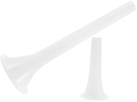 Ciieeo 2pcs Sausage Stuffer Funnel for Sausage Making Supplies Plastic Filler Tube Home Making Accessory