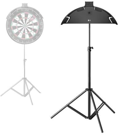 Supporto per freccette professionali,Porta - freccette,Stand Freccette portatile autonomo,Treppiede porta - freccette,Altezza regolabile dentro e fuori