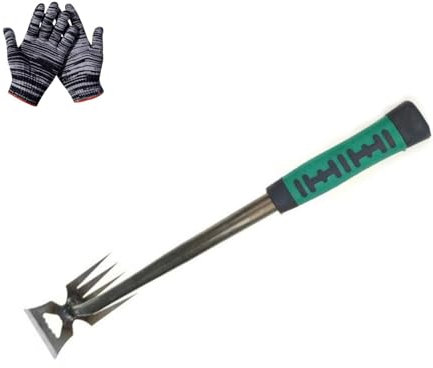 Outil de désherbage de Jardin -Outil de désherbage -Outil de désherbage Manuel Durable en Acier au manganèse - Outil de désherbage Manuel pour Cour