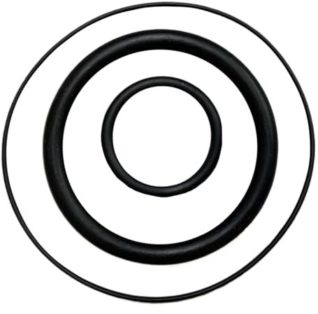 O-Ringe aus Gummi, 2 Stück EPDM-O-Ringe 7 mm x 250 mm x 264 mm, 7 mm Drahtdurchmesser, 250 mm Innendurchmesser, 264 mm Außendurchmesser, metrische Dichtungsscheibe, O-Ring-Dichtung, schwarz(7mm x 280m