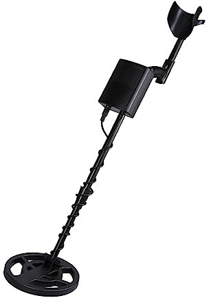 CIYODO Detector de Metales Portátil de Alta Sensibilidad Sin Batería con Pantalla de Indicador para Adultos Interiores y Exteriores