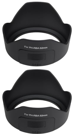 SG Store Paraluce PH-RBA Da 52 Mm 2 Pezzi Compatibile Con Pentax DA 18-55 Mm F/3.5-5.6