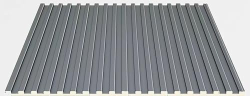 10er-Pack Aluminium-Dachpaneele for Gartenhäuser – Leichte, langlebige und isolierende Metall-Deckenverkleidung (80–180 cm lang)(110cm)