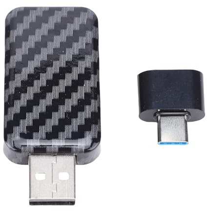 Tomantery Adattatore Wireless Dongle USB WiFi Bluetooth Potenziato Supporto Plug and Play da 2,4/5 GHz per Auto Nella Riproduzione del Veicolo