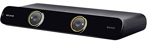 Belkin KVM New Soho 2-Port switch Umschalter (USB, DVI, inkl. 1,8m Kabel)