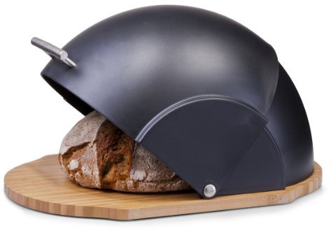 Zeller Brotkasten „schwarz/Bamus“, Holz, small, 27282