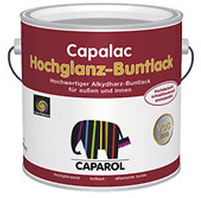 Caparol Capalac Hochglanz Buntlack 2,5 Liter Weiß