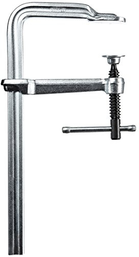 BESSEY GS30K Morsetto a vite, larghezza di serraggio 300 mm, profondità della gola 140 mm, impugnatura a ginocchiera per una facile trasmissione della forza durante il serraggio, peso 1,79 kg