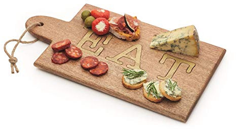 KitchenCraft ARTSERVBRDEAT Piatto da Portata, Marrone