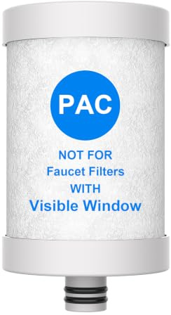 WINGSOL Faucet Water Filter - Stainless-Steel, Reduces Chlorine, PFAS - Japan PAC Filter Improves Taste - Fits Standard Faucets (PAC-2P)