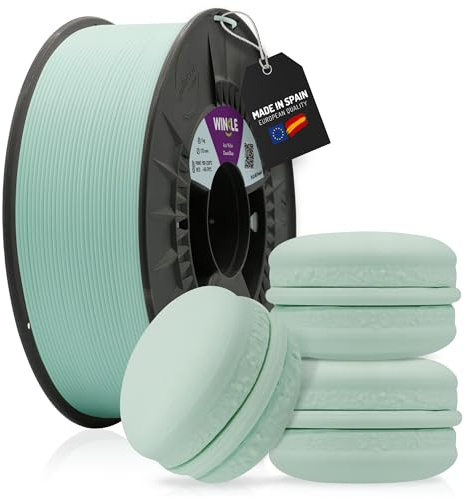 WINKLE PLA HD Pastell Filament 1.75mm Blaue Wolke, 300g Spule, 3D Drucker Filament Kompatibel mit FDM Druckern, 3D-Druckmaterialien, Maßgenauigkeit +/- 0.05mm, Leicht zu Bedrucken