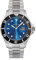 Dugena Herren-Armbanduhr 4461075 Diver XL, Quarz, blaues Zifferblatt, Edelstahl, Mineralglas, wasserdicht bis 30 bar